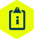 Clipboard with information "i" icon
